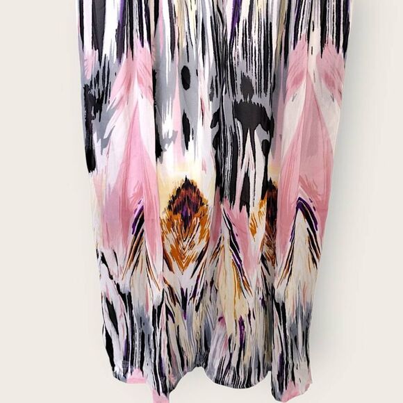 Harpa Womens Dress Sz Large Maxi Pink Blue Sundress  Glamourcore Princesscore - Picture 7 of 13